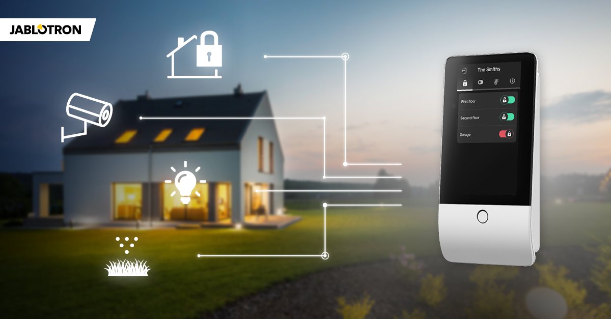 Jablotron 100 smart and secured house